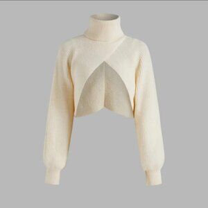 Cream Sweater Shrug